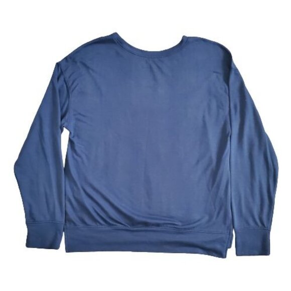 Pokemon Women's Pikachu Graphic Long Sleeve Shirt Navy Blue Size Large - Picture 10 of 11